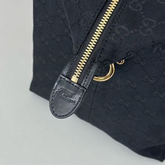 Gucci GG Supreme canvas Hobo Top Handle Bag 864485 black