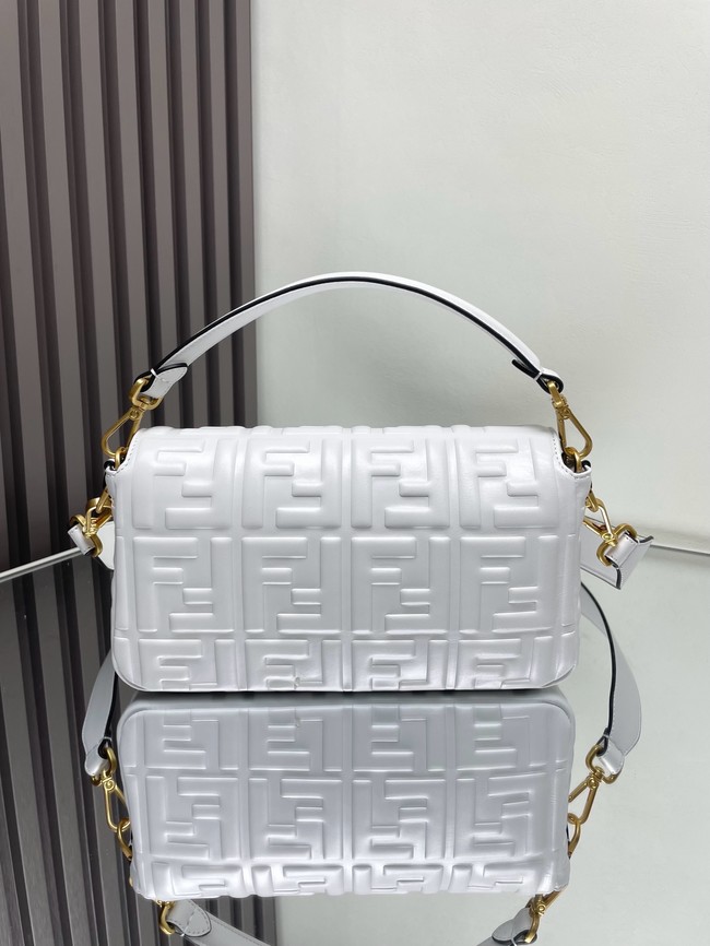 Fendi Baguette Mini Bag 8BS017 white