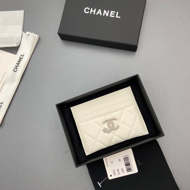 Chanel Classic Card Holder AP4814 Cream