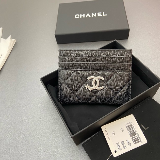 Chanel Classic Card Holder AP4814 black