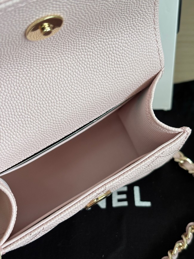 CHANEL Clutch With Chain 96183 pink