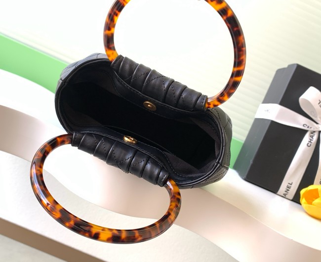 CHANEL Small Hobo Bag AS6022 black