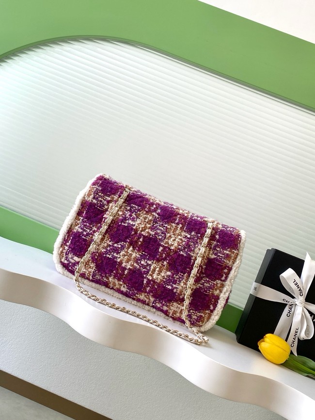CHANEL Maxi Flapbag AS5687 Fuschia&Pink