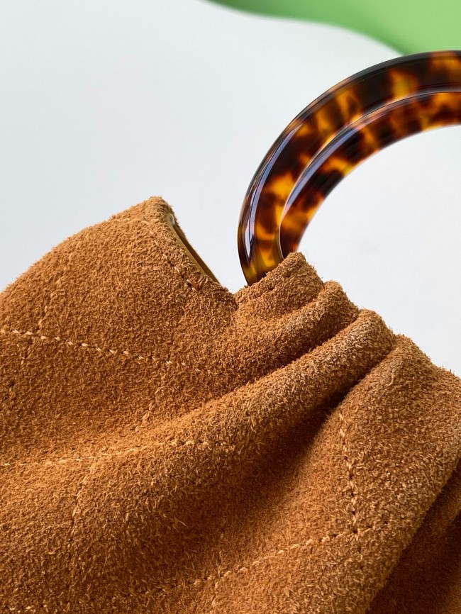 CHANEL mini Hobo Bag Suede AS4981 Camel