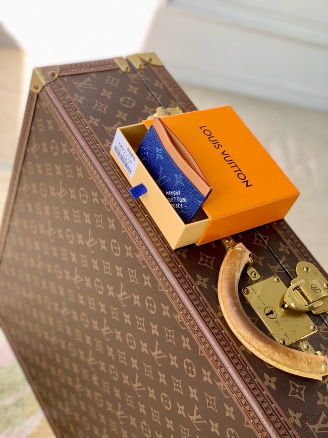 Louis Vuitton Card Holder M27116 blue