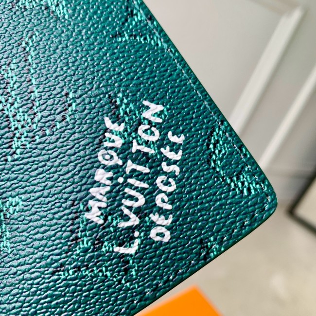 Louis Vuitton Pocket Organizer M26839 green