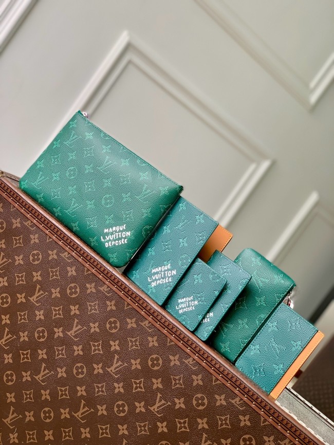 Louis Vuitton Pocket Organizer M26839 green