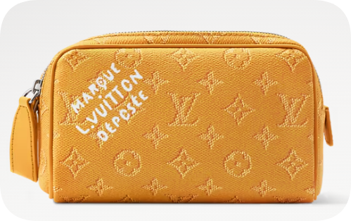 Louis Vuitton Mini Dopp Kit M27158 Saffron Yellow