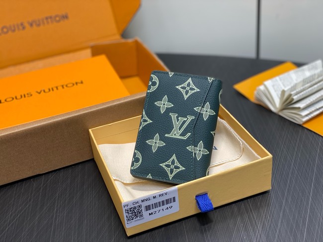 Louis Vuitton Pocket Organizer M27149 Forest Green