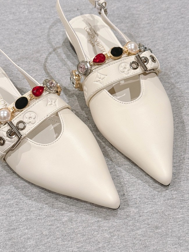 Louis Vuitton LV Vibe Slingback Flat Ballerina 1AHNAN-1