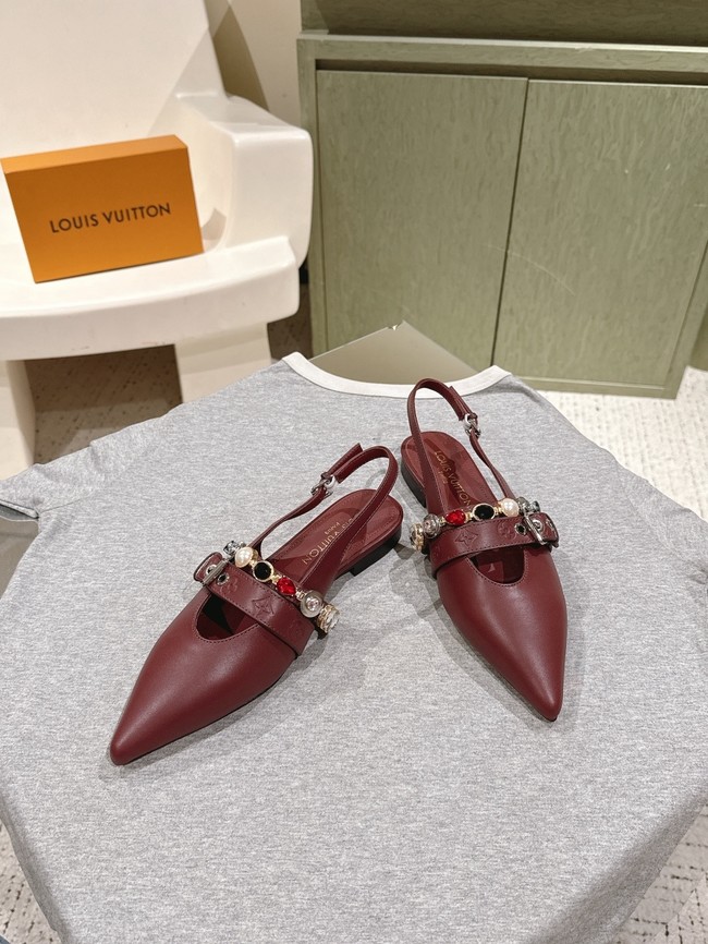 Louis Vuitton LV Vibe Slingback Flat Ballerina 1AHNAN-3