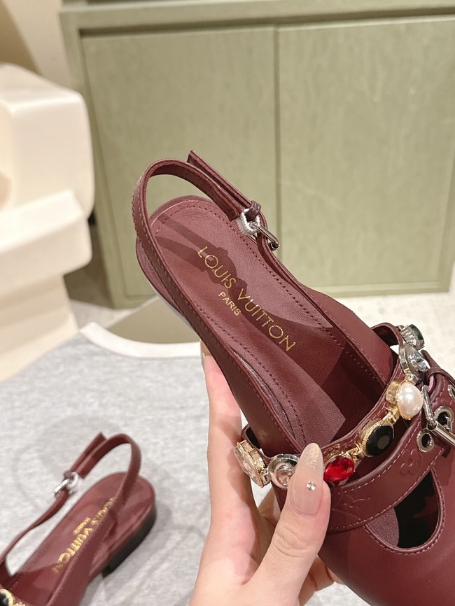 Louis Vuitton LV Vibe Slingback Flat Ballerina 1AHNAN-3