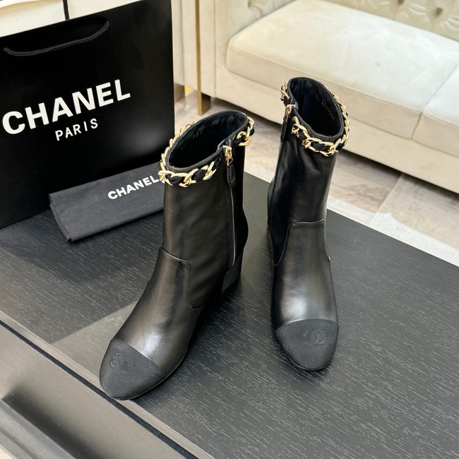 Chanel Short Boots Lambskin 87196-1