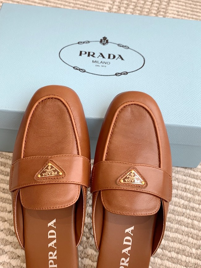 Prada leather mules 87200-7