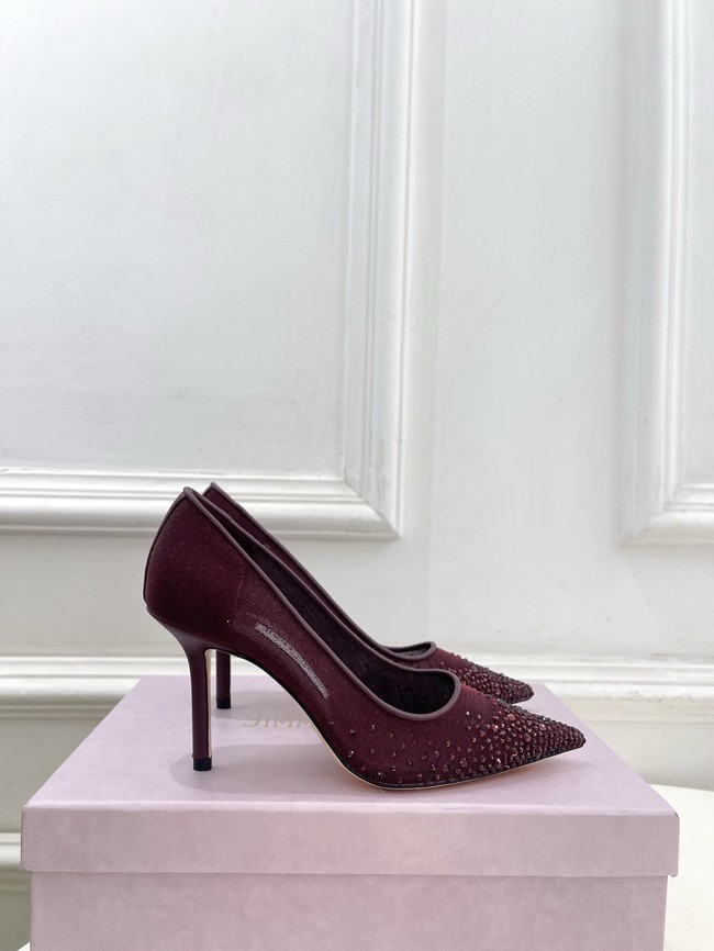 Jimmy Choo Shoes Heel 8.5CM 87205-1
