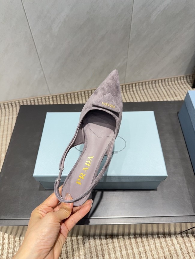 Prada leather slingback pumps 87220-1