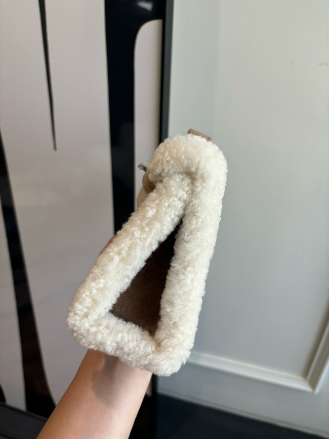 Hermes Kelly 22cm Tote Bag Suede Leather KL22 gray