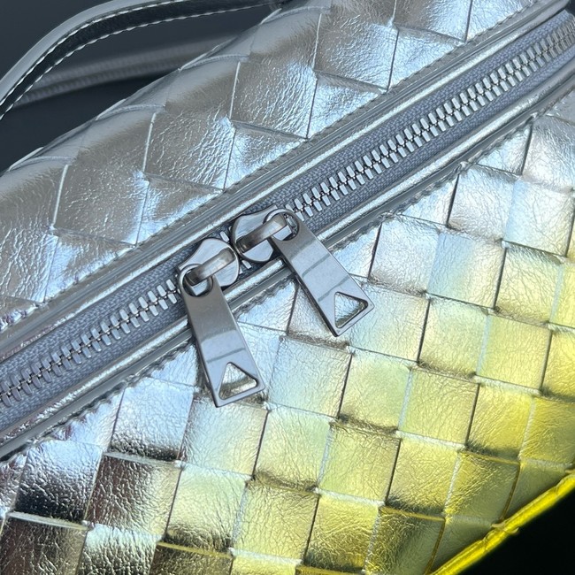 Bottega Veneta Bang Bang Intrecciato leather 789109 Silver&green