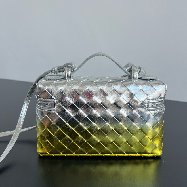 Bottega Veneta Bang Bang Intrecciato leather 789109 Silver&green