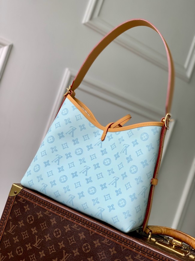 Louis Vuitton NEW CarryAll PM M27532 blue