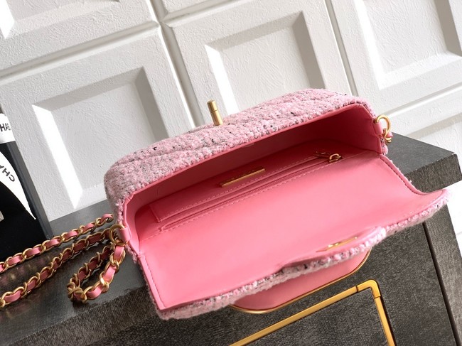 Chanel Flap Bag With Top Handle AS5806 PINK
