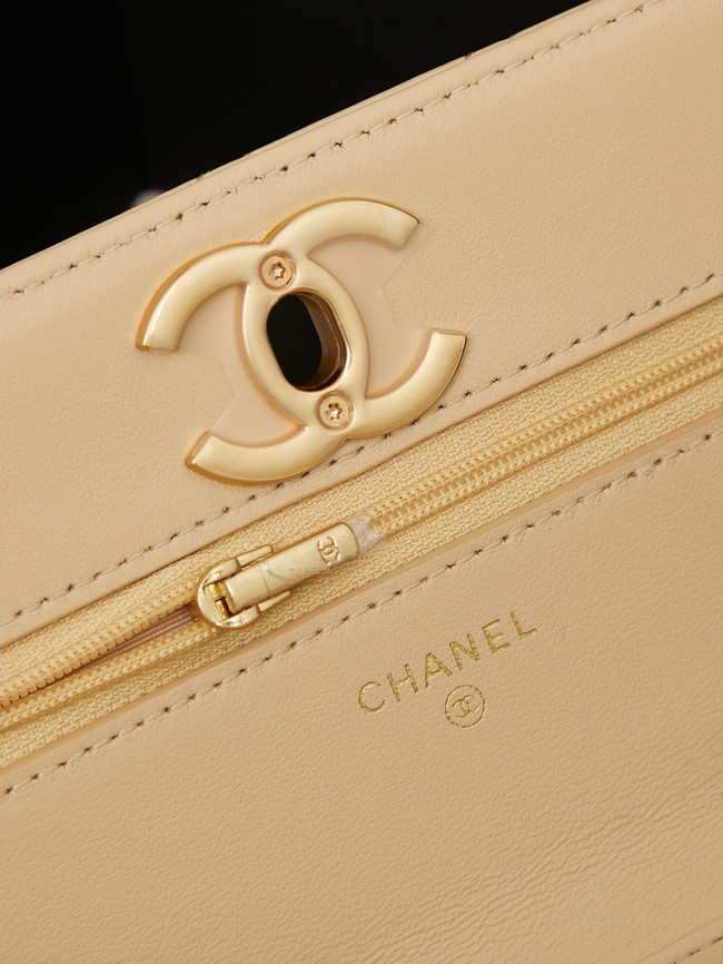 Chanel Wallet On Chain AP3938 Apricot
