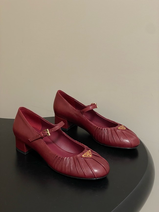 PRADA leather ballerinas 21055-4