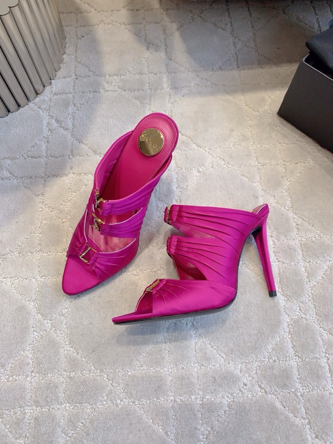 Saint Laurent EMILIE mules in satin crepe G1097-1