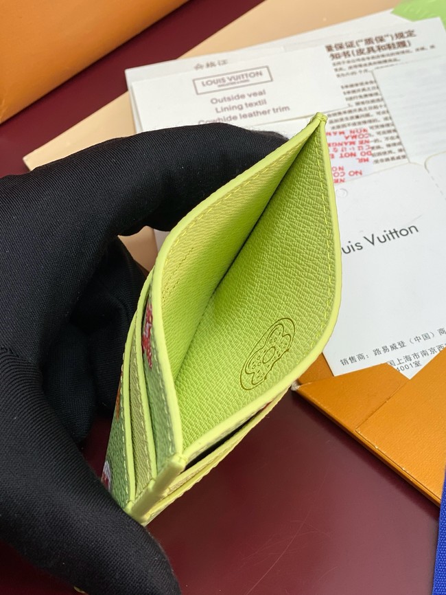 Louis Vuitton Card Holder M28284 green