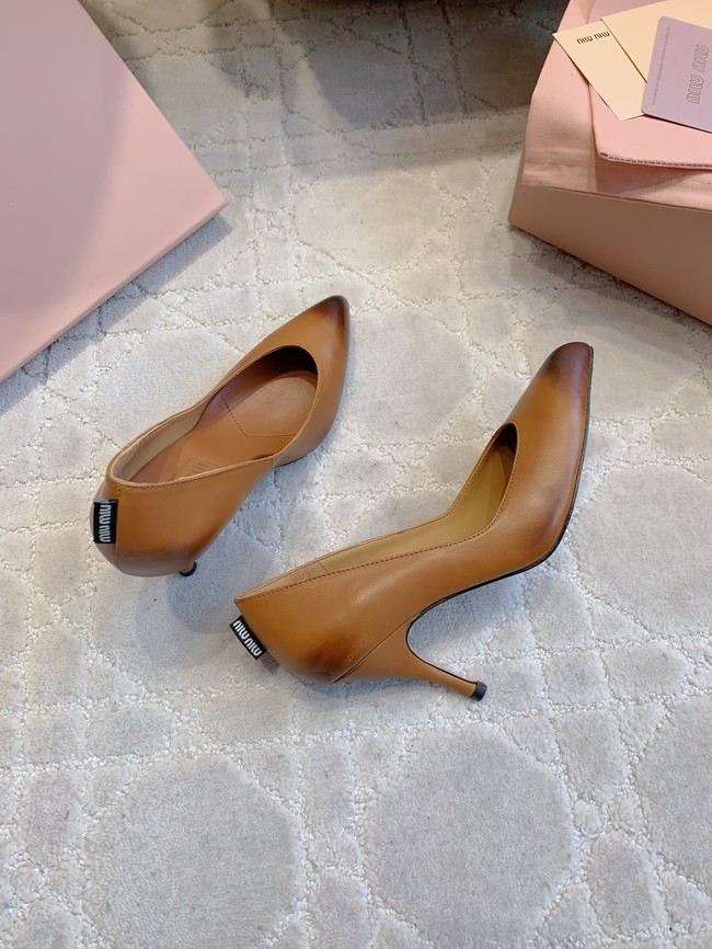 MIUMIU WOMENS Gala Pump Heel 8CM 55704-4