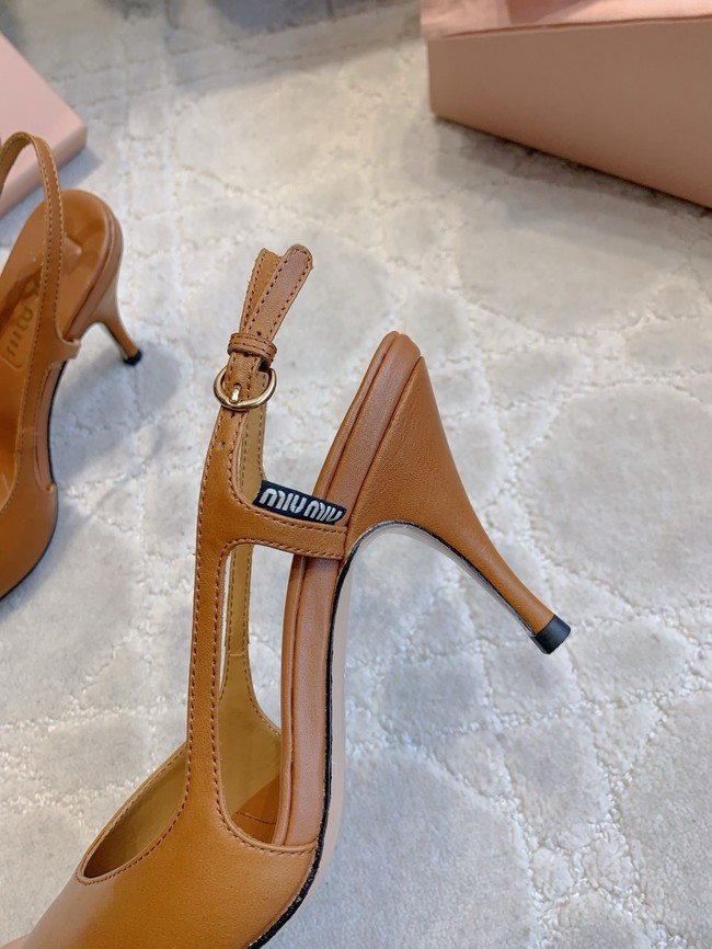 MIUMIU WOMENS Slingbacks Heel 8CM 55704-3