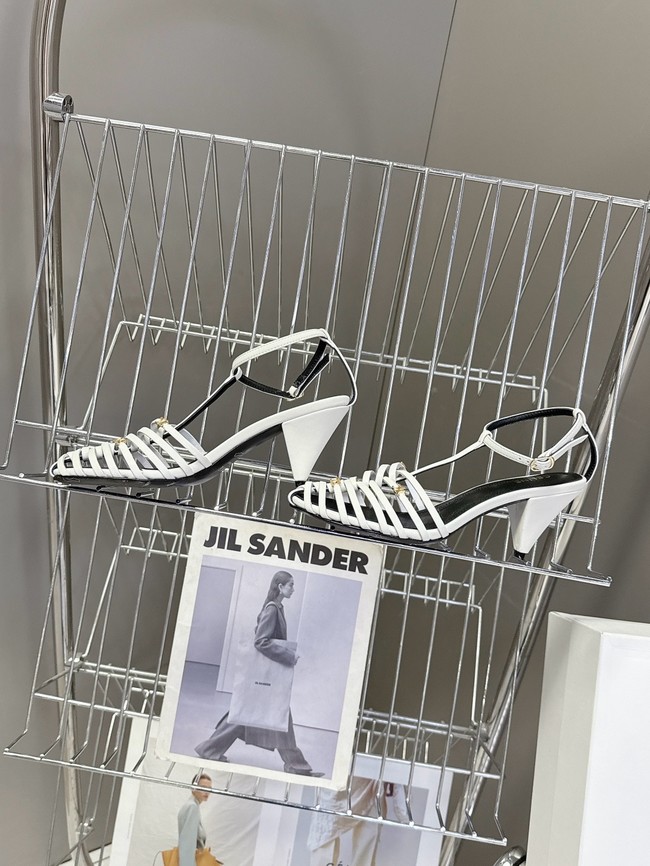 CELINE CAGE HEELED SANDAL IN GOATSKIN 36633-4