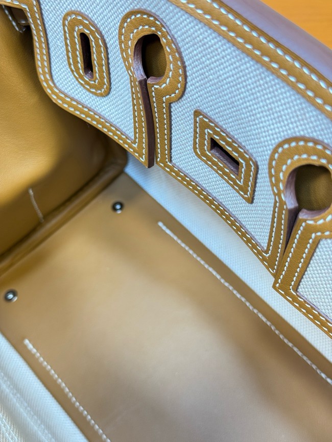 Hermes Birkin Toile & Cuir H6987-11