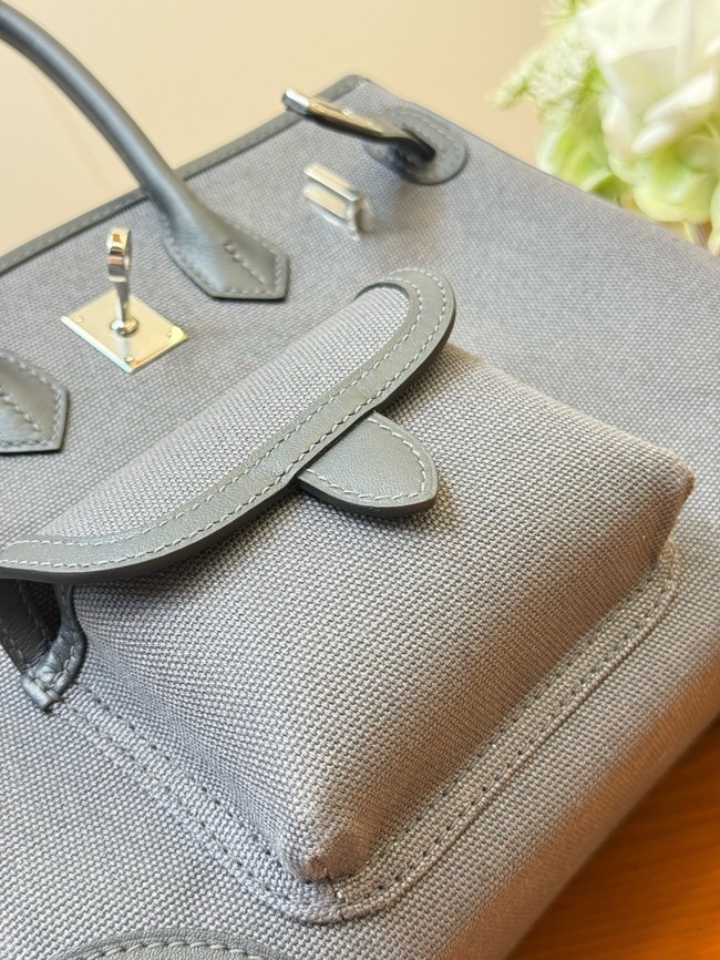 Hermes Birkin Toile & Cuir H6987-3