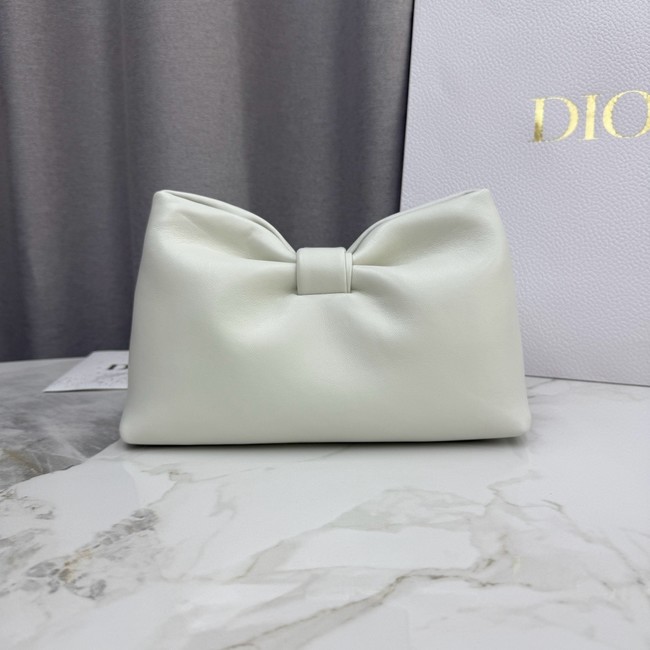 Small Dior Bow Bag Lambskin M0715P Latte