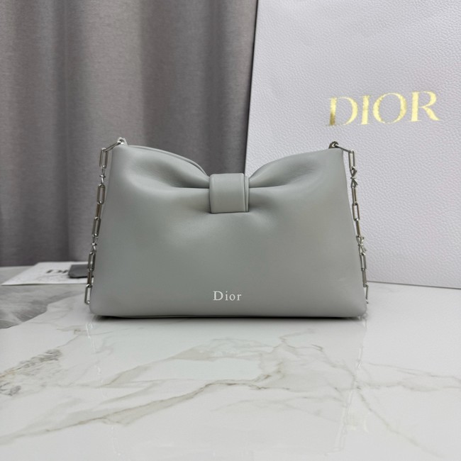 Small Dior Bow Bag Lambskin M0715P gray