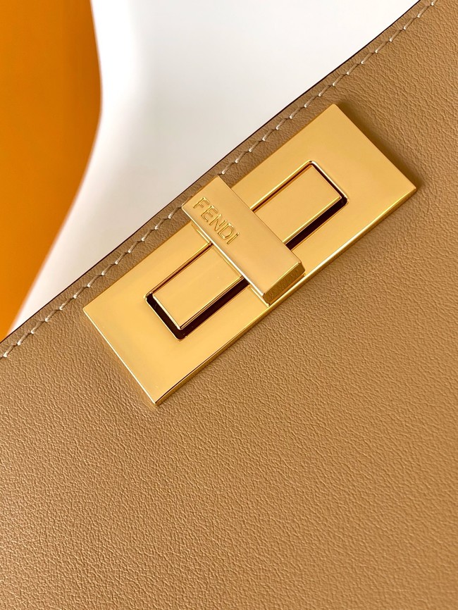 FENDI Way Medium Cowhide Bag 8BN367 brown