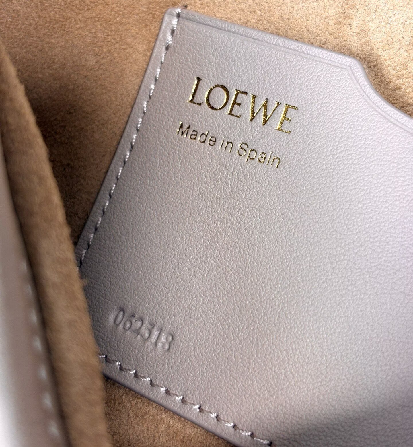 Loewe Ola Original Leather Fashion Handbag L53012 Nude