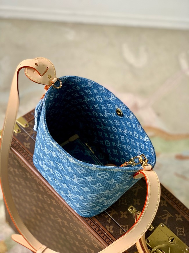 Louis Vuitton NEW All In BB M28107 Blue Denim