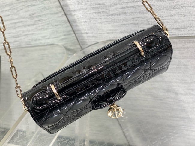 My Dior Mini Bag Cannage patent leather S0984PU black