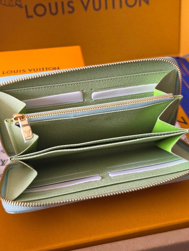 Louis Vuitton Zippy Wallet M27685 Green Asnieres
