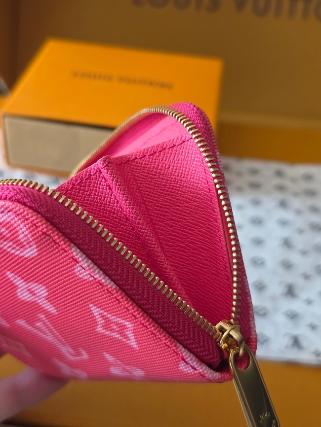 Louis Vuitton Zippy Coin Purse M27721 Rose Ruban
