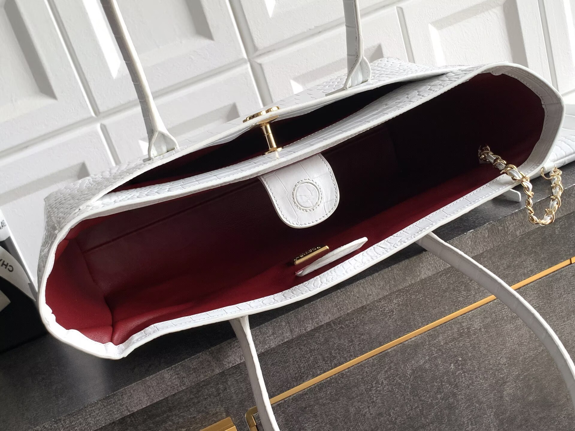 Chanel 2026SS Original Crocodile Leather A31021 White