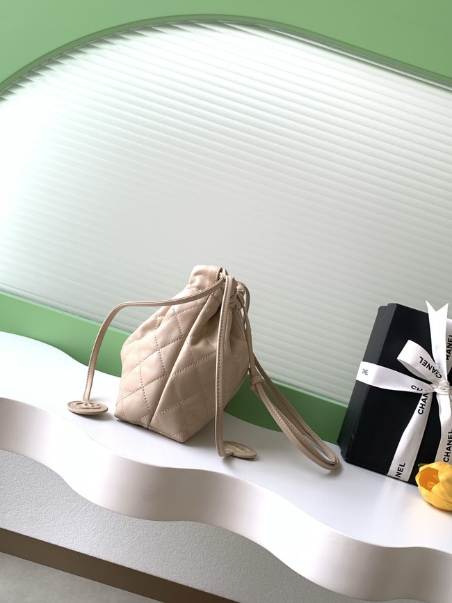 Chanel Lambskin Hobo Bag AS5227 apricot