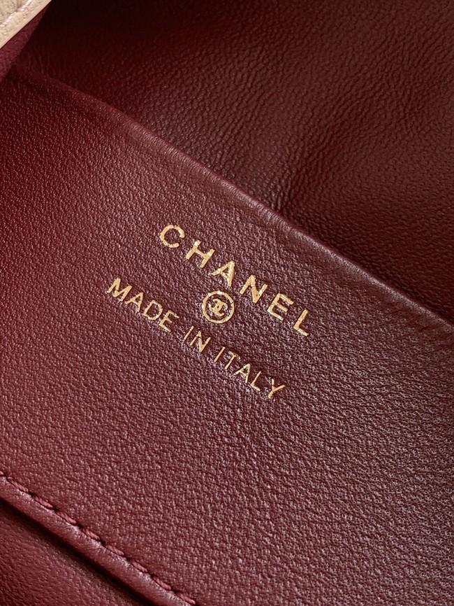 Chanel Lambskin Hobo Bag AS5227 apricot