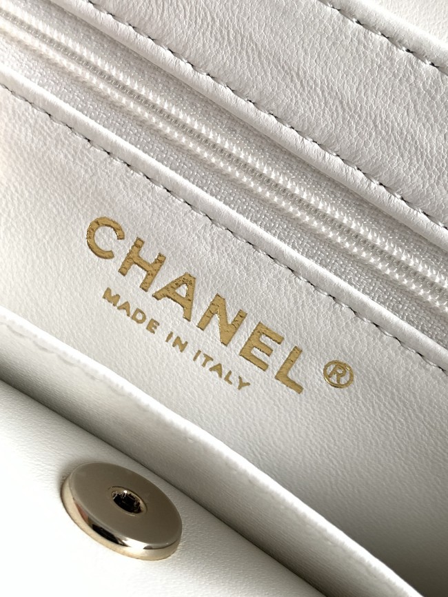 Chanel Mini Shopping Bag AS4416 white