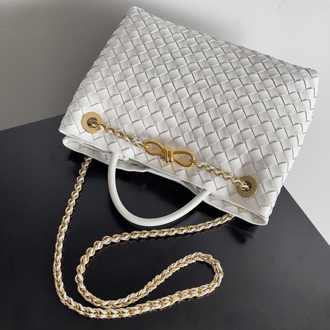 Bottega Veneta Medium Andiamo 766016V white