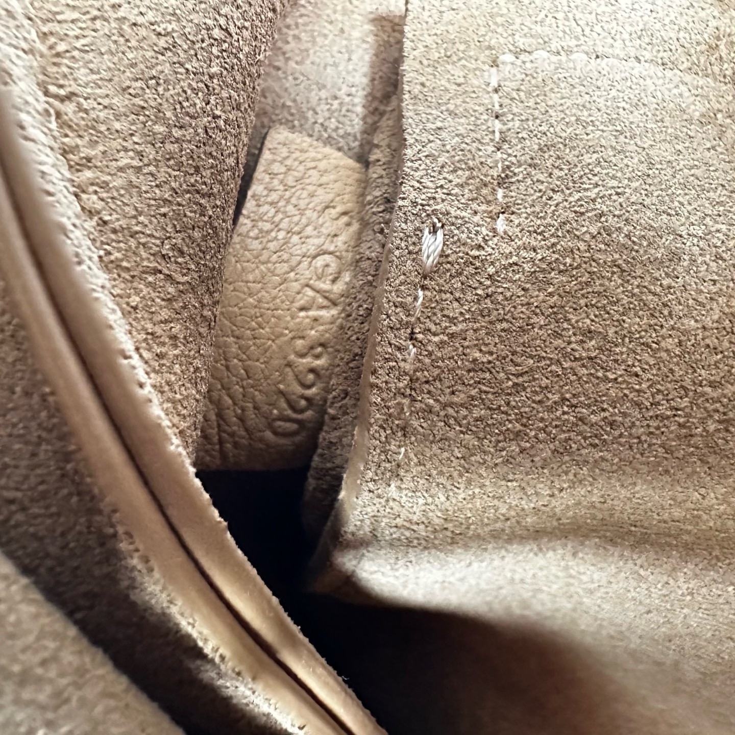 CELINE SOFT TRIOMPHE BESACE IN SUPPLE SHINY LAMBSKIN 123632 SANDCASTLE
