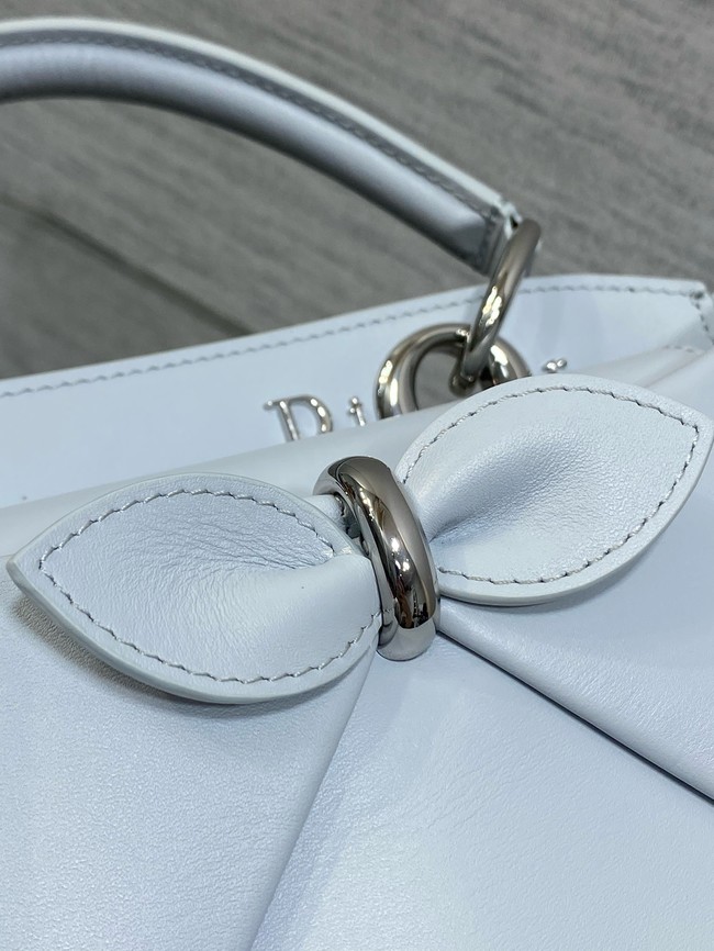 Dior Calfskin small Tote Bag 0737 white