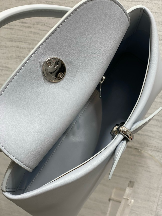 Dior Calfskin small Tote Bag 0737 white